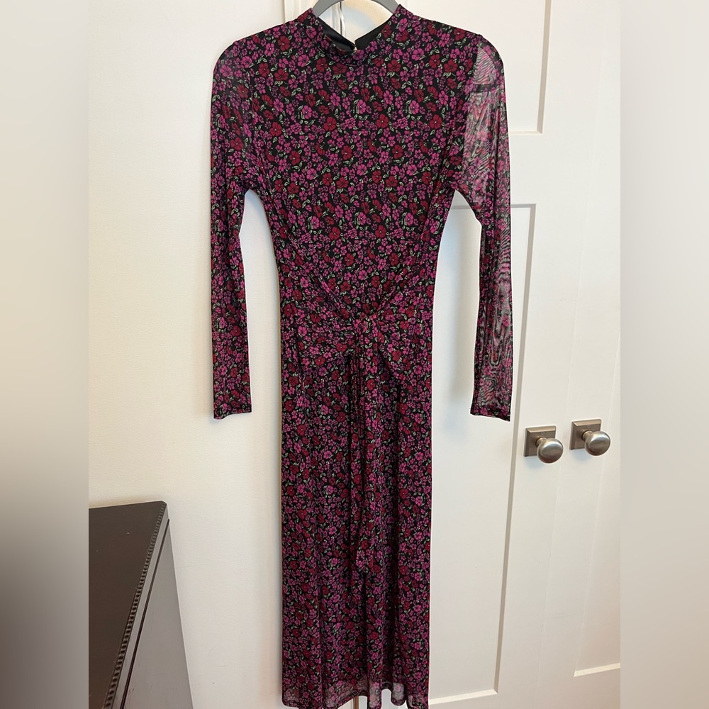 Whistles Floral Long Sleeve Dress